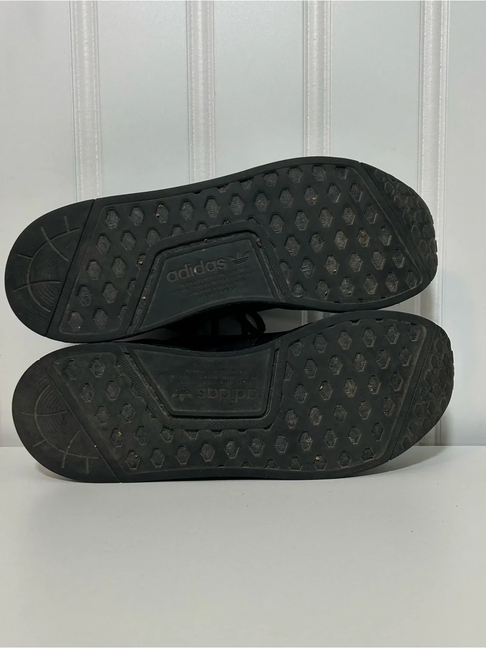 adidas nmd Black Sneakers with Gold Accents